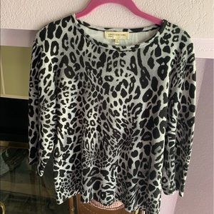 🖤JONES NEW YORK SPORT Animal print top (XL)🖤